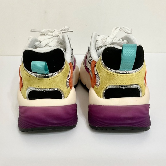 New W6YZ Sarah Mesh and Suede Women"s Lace-Up Sneakers Fits Size 7 - Picture 11 of 14